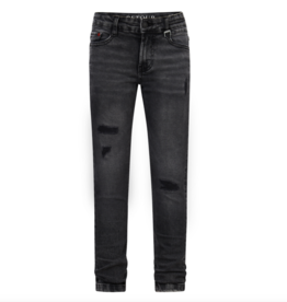 Retour Tobias grey distressed dark grey denim