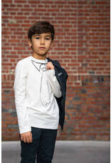 Tygo & vito Longsleeve Luuk Warm White feestcollectie Tygo & vito Longsleeve Luuk Warm White feestcollectie