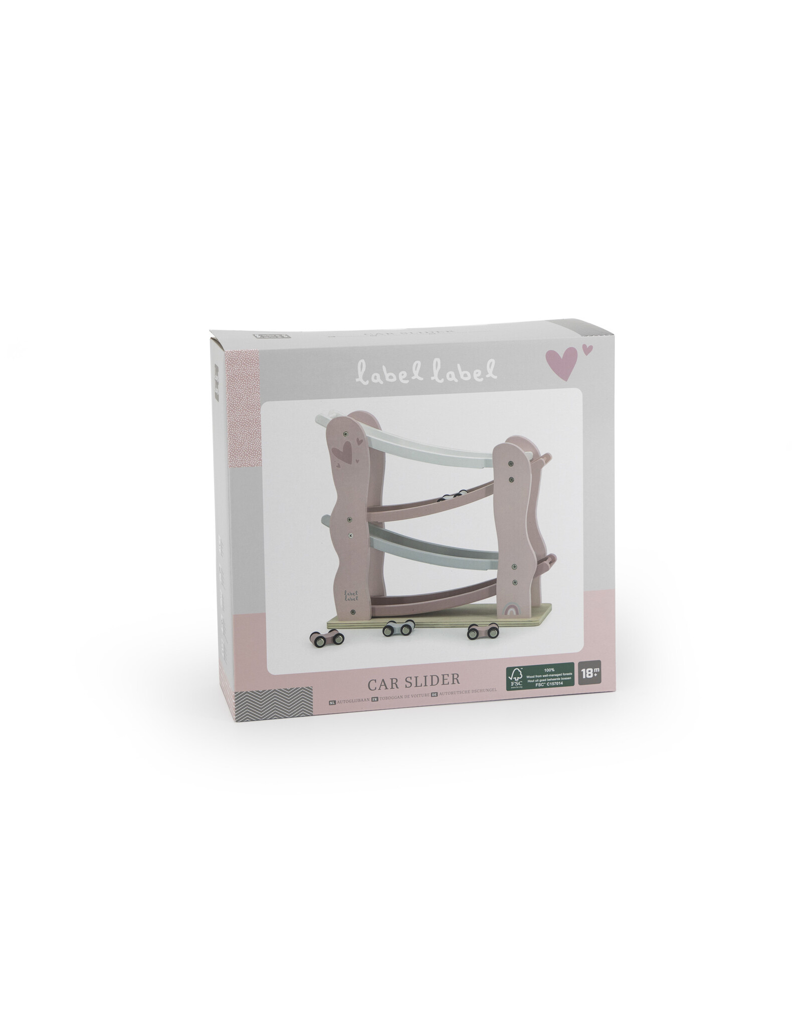 Label Label Car Slider Pink Bij Broer & Zus