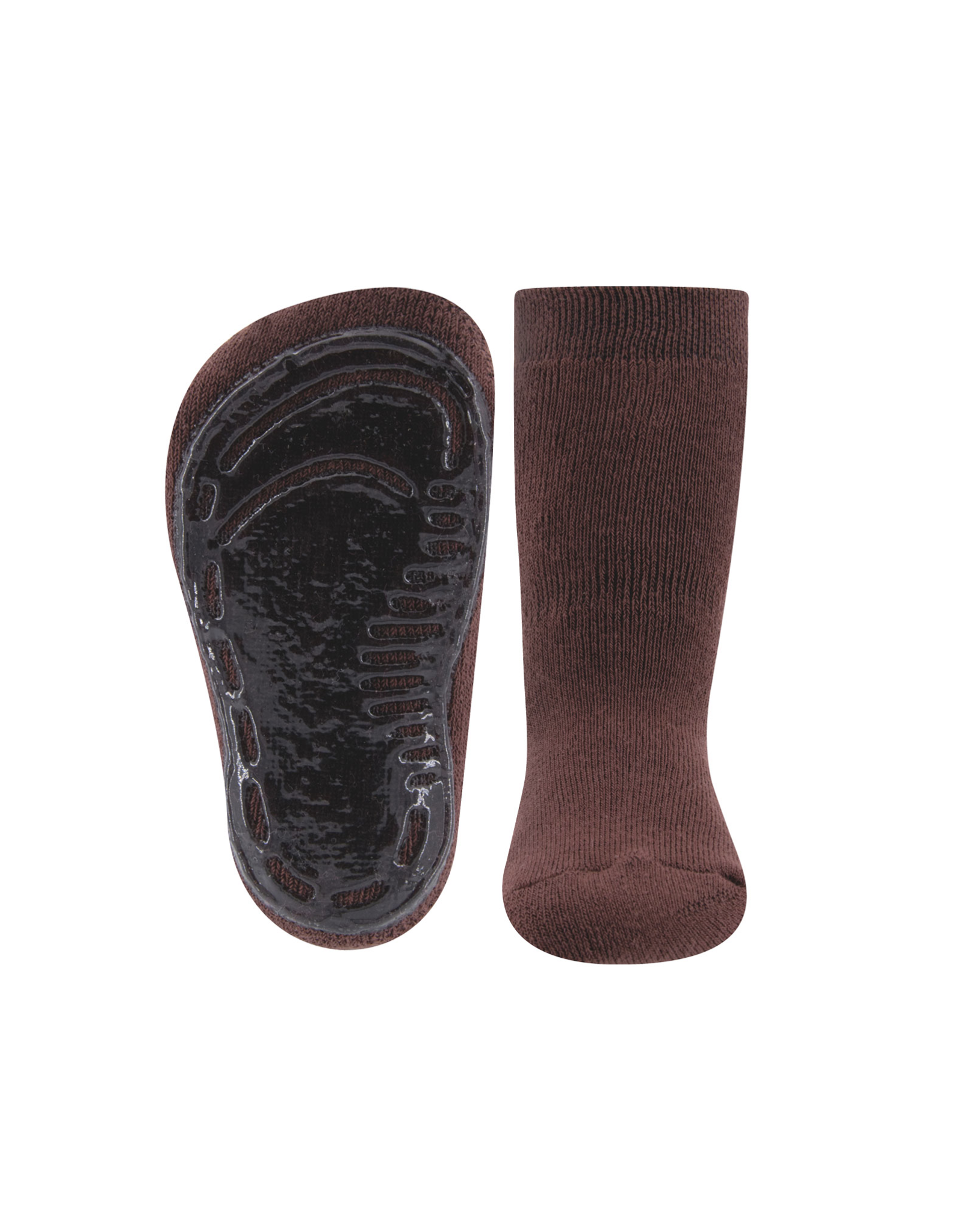 Ewers Stoppersocken SoftStep Uni mahagoni