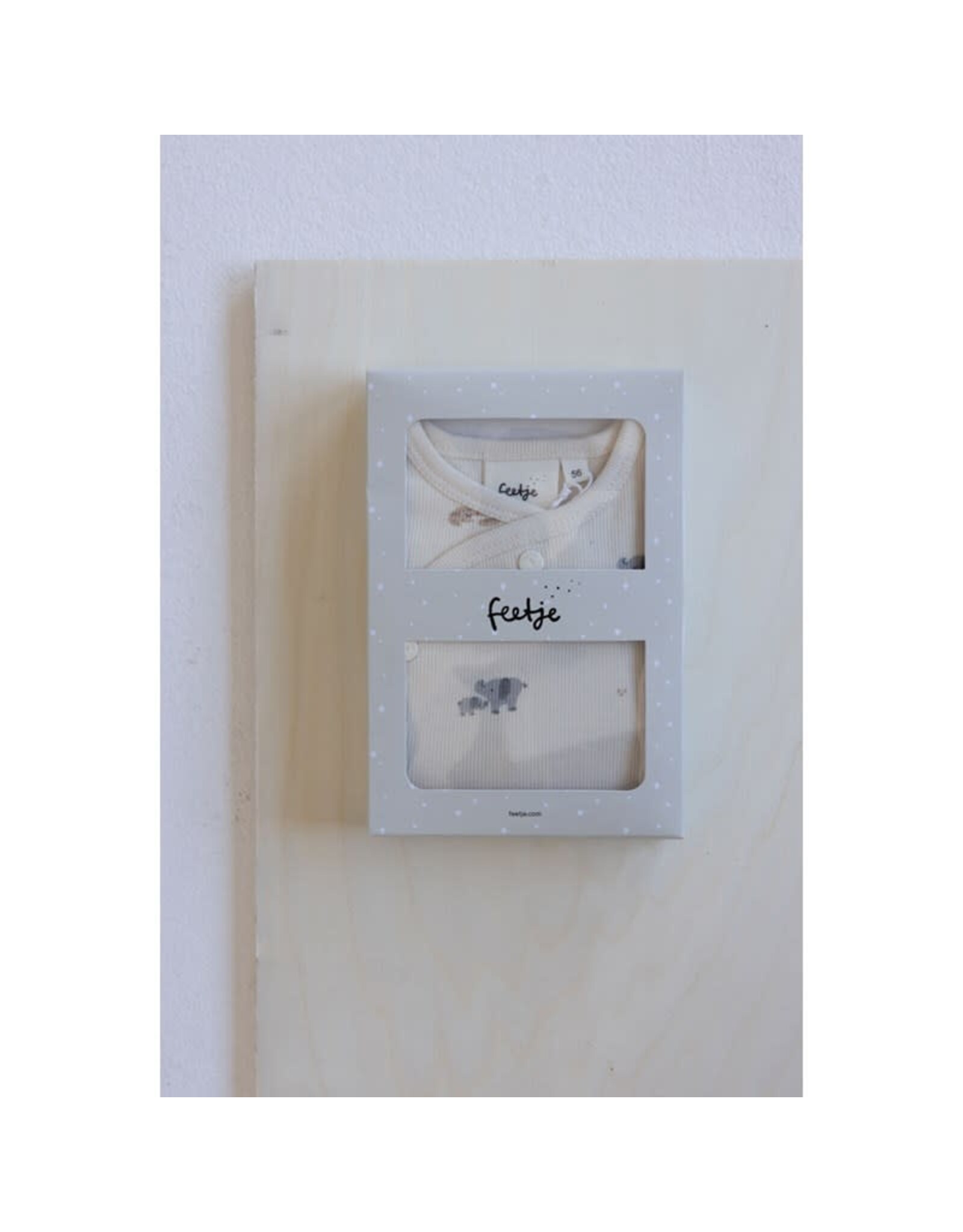 Feetje Geschenkset 1-delig pak + muts AOP Offwhite NOS