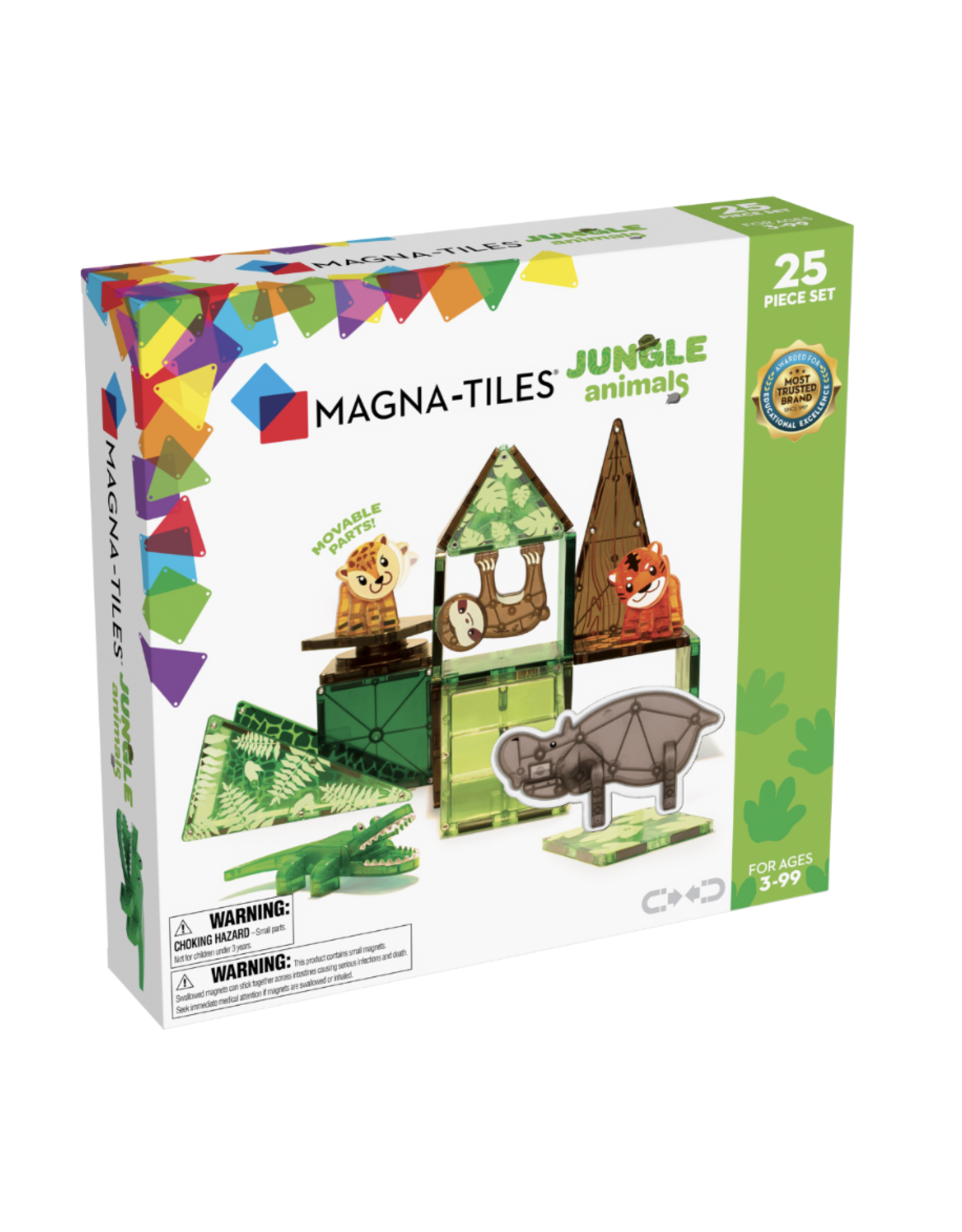 Magna-Tiles Magna Tiles Jungle Animals 25 stuks