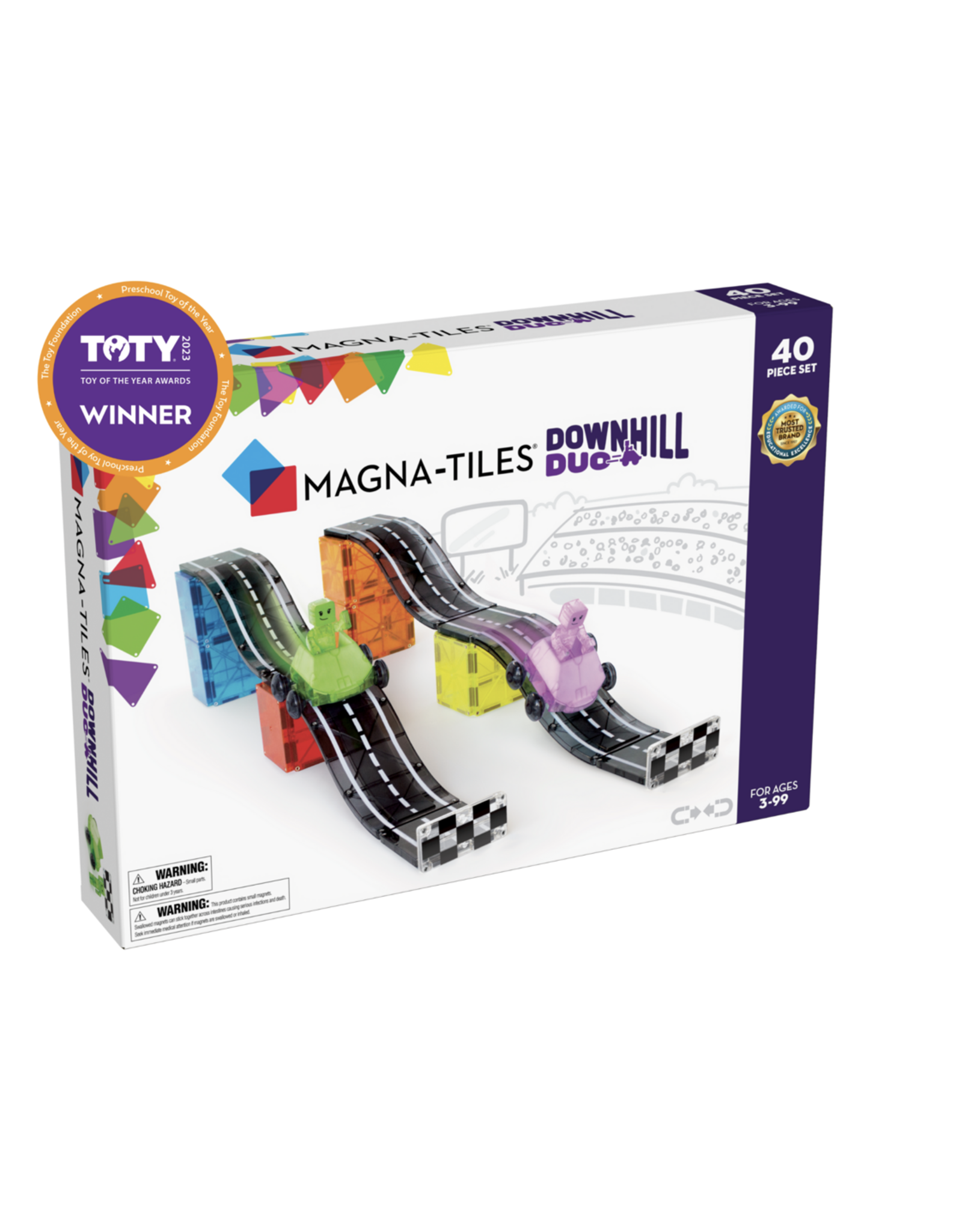 Maison Colette Magna Tiles Downhill Duo 40 stuks