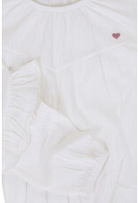 Little Looxs Little crincle jersey top Soft white