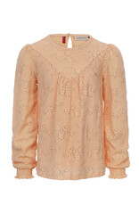 Little Looxs Little wide lace top Soft apricot