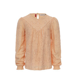 Little Looxs Little wide lace top Soft apricot