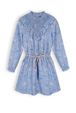 Nono NONO Mayana girls woven dress AOP light blue Provence Blue