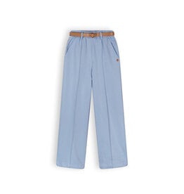 Nono NONO Sayla girls wide leg pants light blue + belt Provence Blue