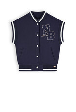 Nobell NoBell' Bar girls sleeveless varsity jacket navy Navy Blazer