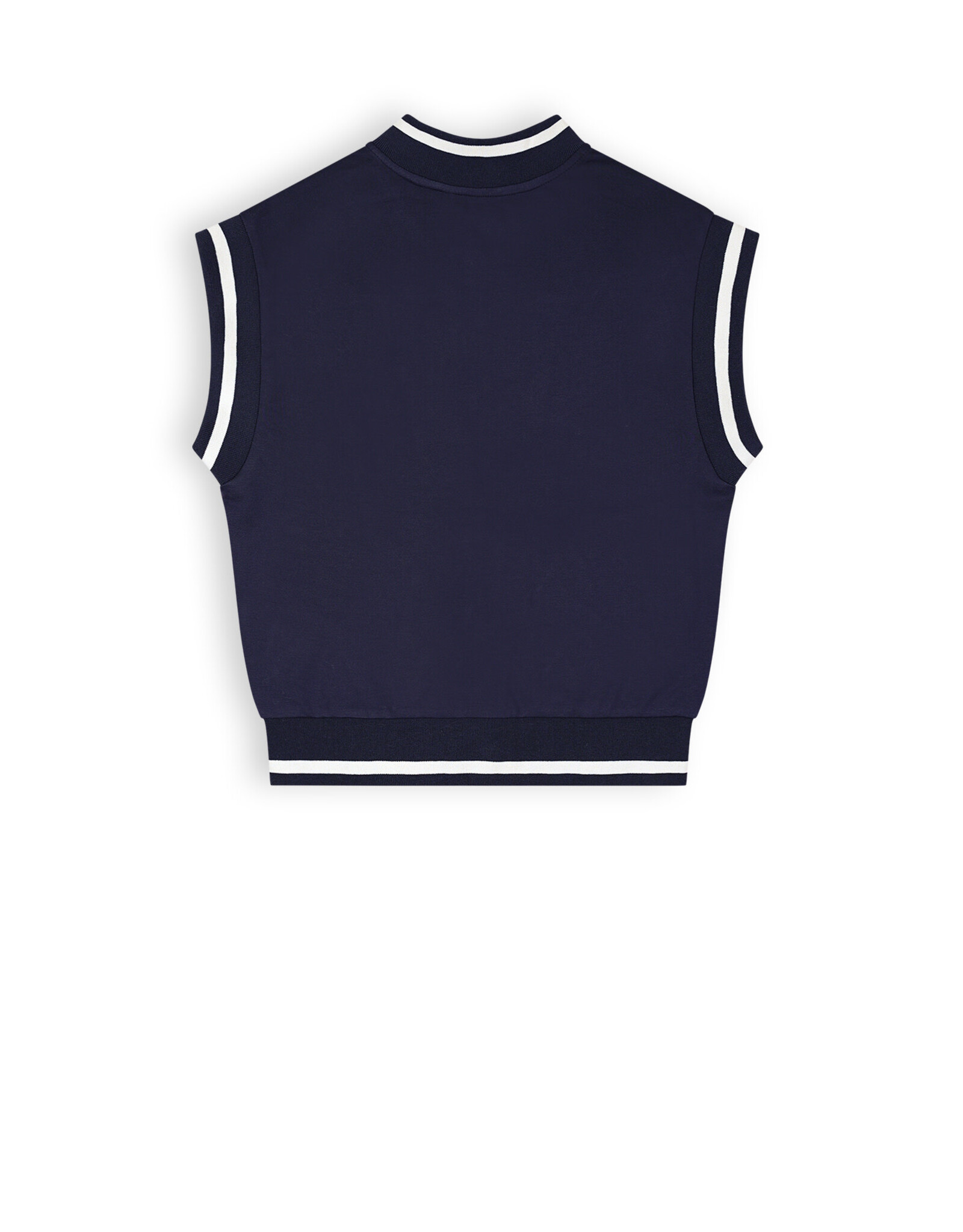 Nobell NoBell' Bar girls sleeveless varsity jacket navy Navy Blazer