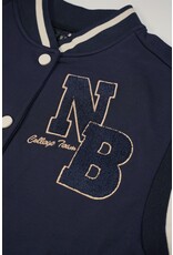 Nobell NoBell' Bar girls sleeveless varsity jacket navy Navy Blazer