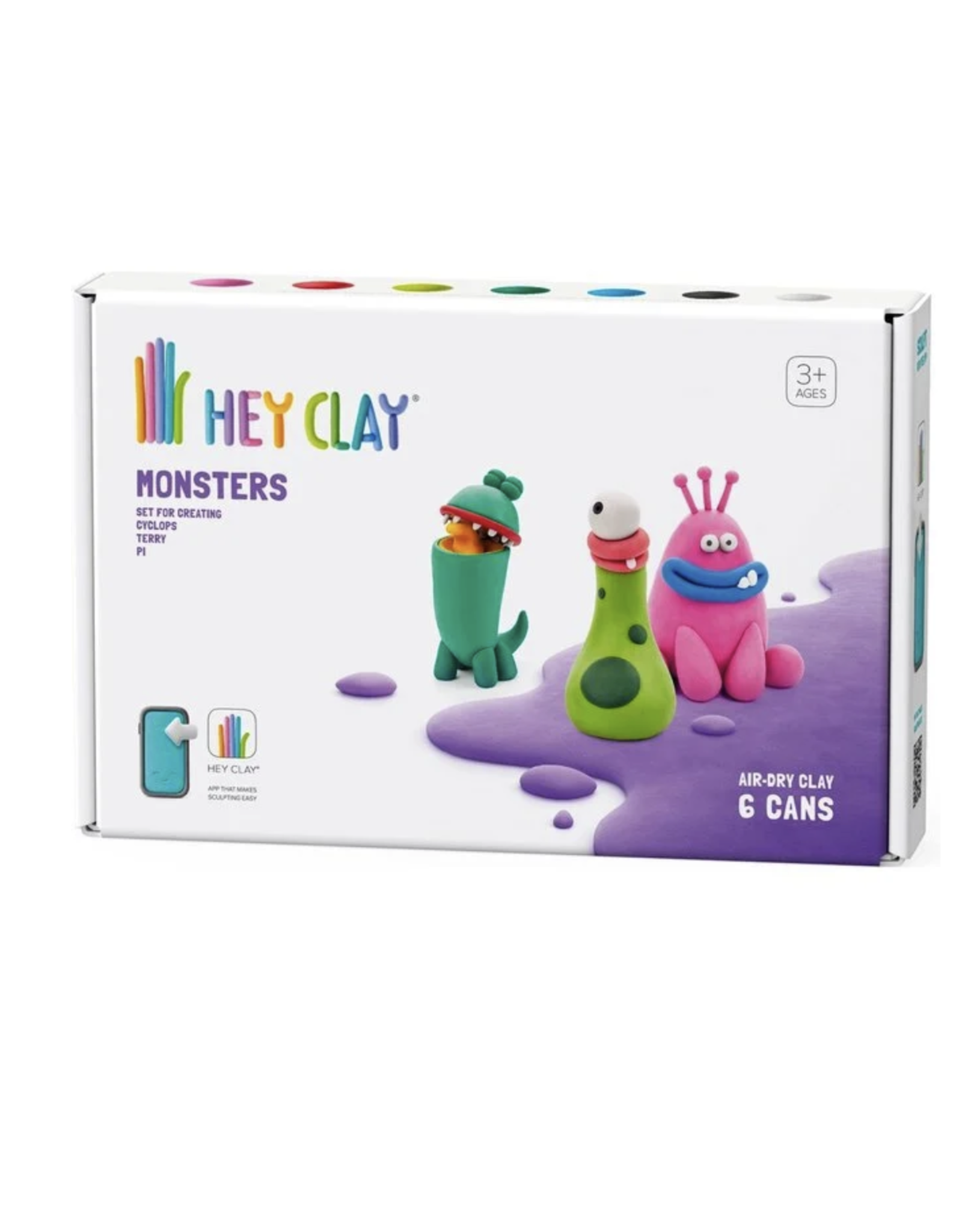 Maison Colette HeyClay Monsters Cyclops Terry, Pi 6 cans