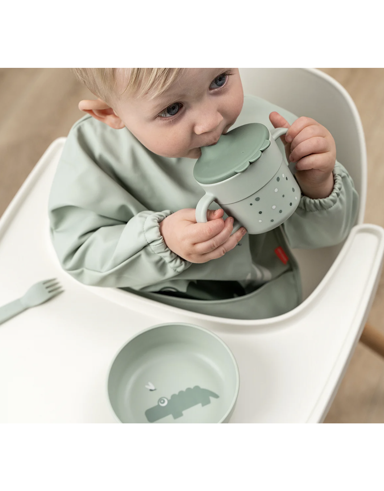 Done by Deer Foodie spout cup Happy dots