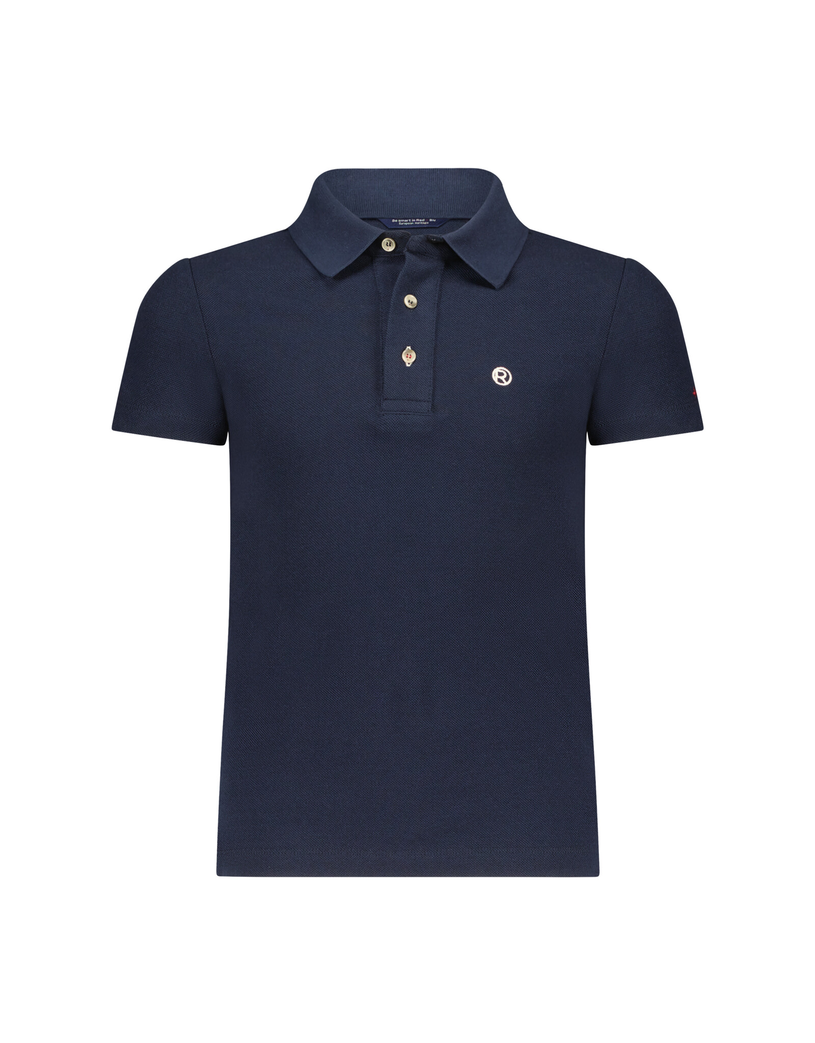 Red & Blu Peter Red+Blu boys Polo plain embr Navy