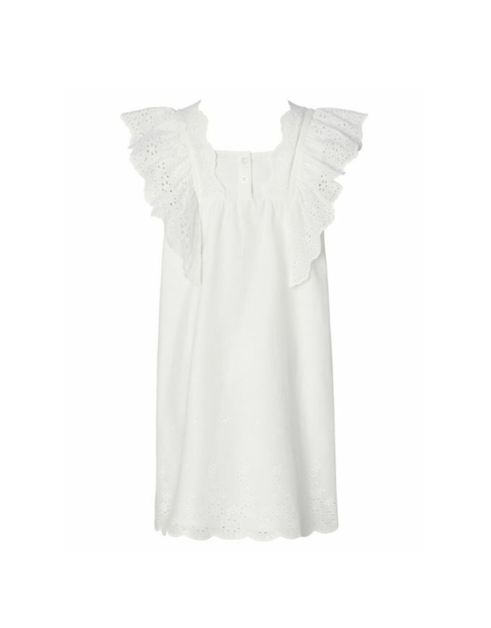 Noppies Girls Dress Eglin Bright White