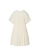 Noppies Girls Dress Ekalake short sleeve Antique White