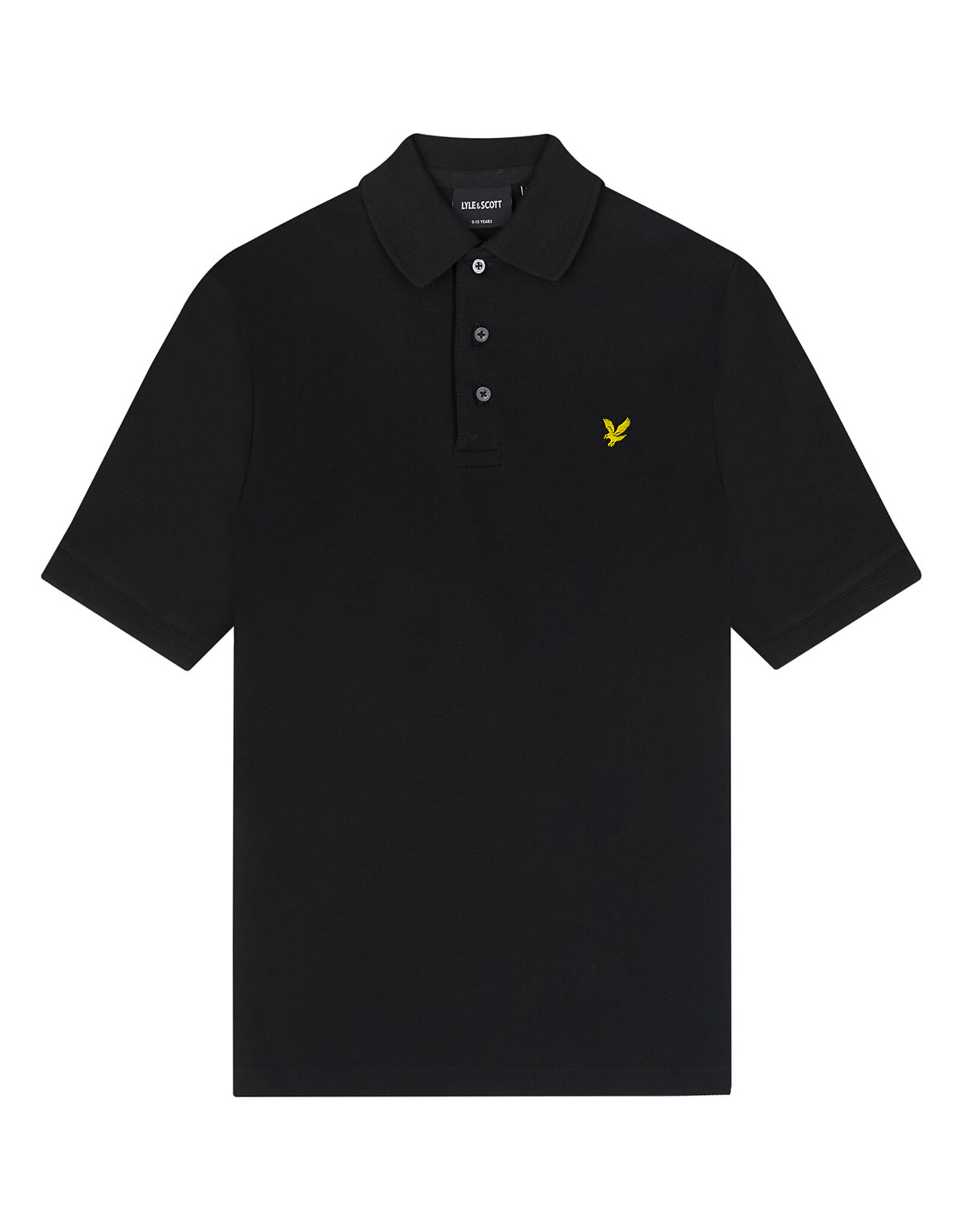 Lyle & Scott Plain Polo Shirt Z865 Jet Black