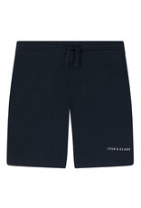 Lyle & Scott Script Embroidered Sweat Short Z271 Dark Navy