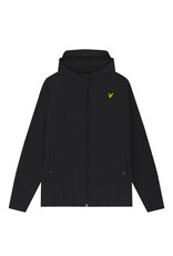 Lyle & Scott Zip Through Hooded Jacket Z865 Jet Black