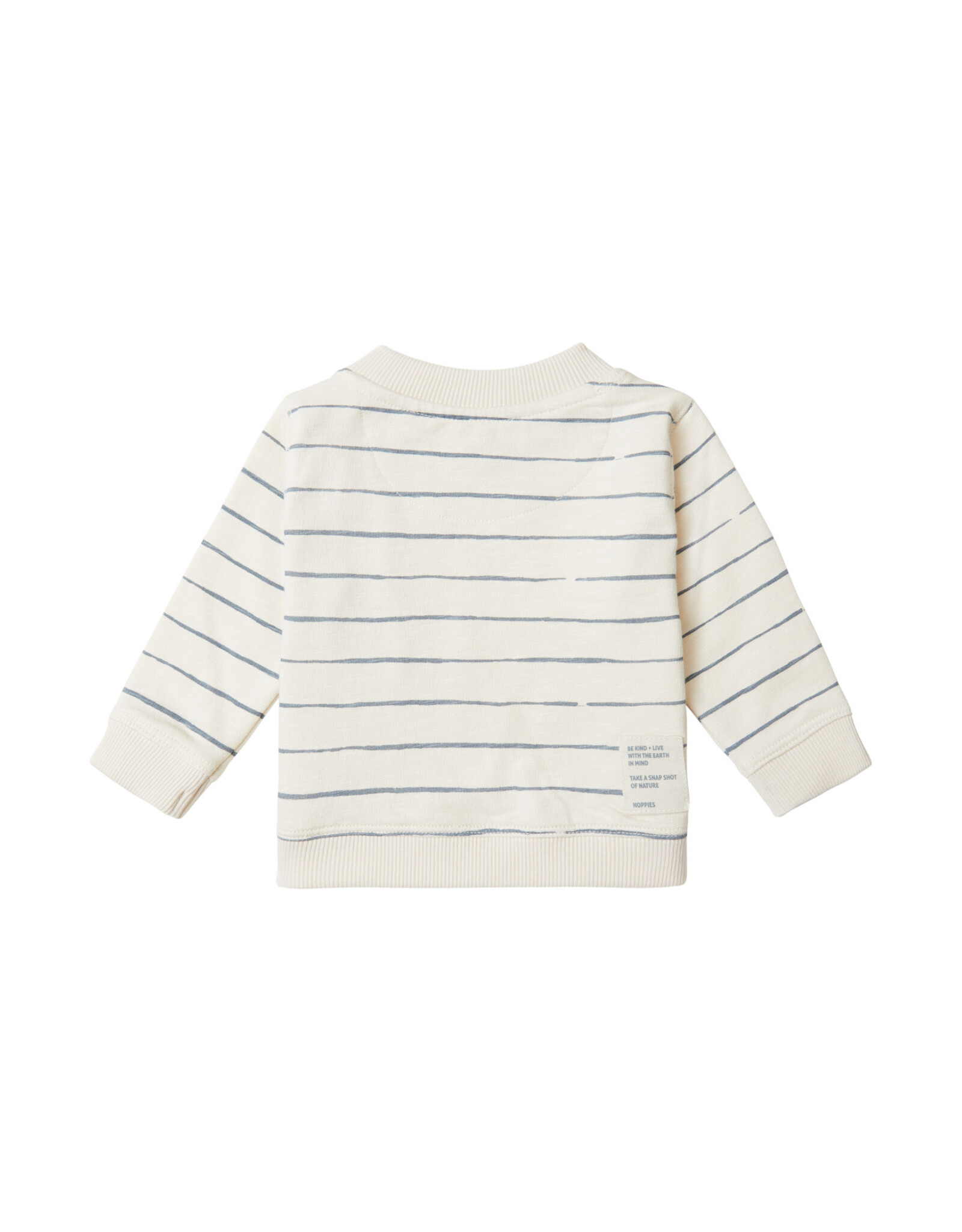 Noppies Boys Sweater Barrigton long sleeve Whitecap Gray