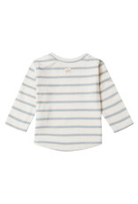 Noppies Boys Tee Beckett long sleeve stripe Whitecap Gray