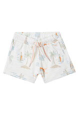 Noppies Boys Short Brookston allover print Whisper White