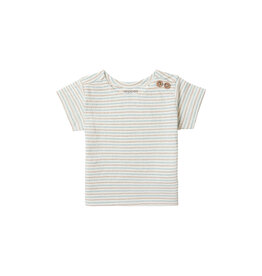 Noppies Boys Tee  Bolton short sleeve stripe Whisper White