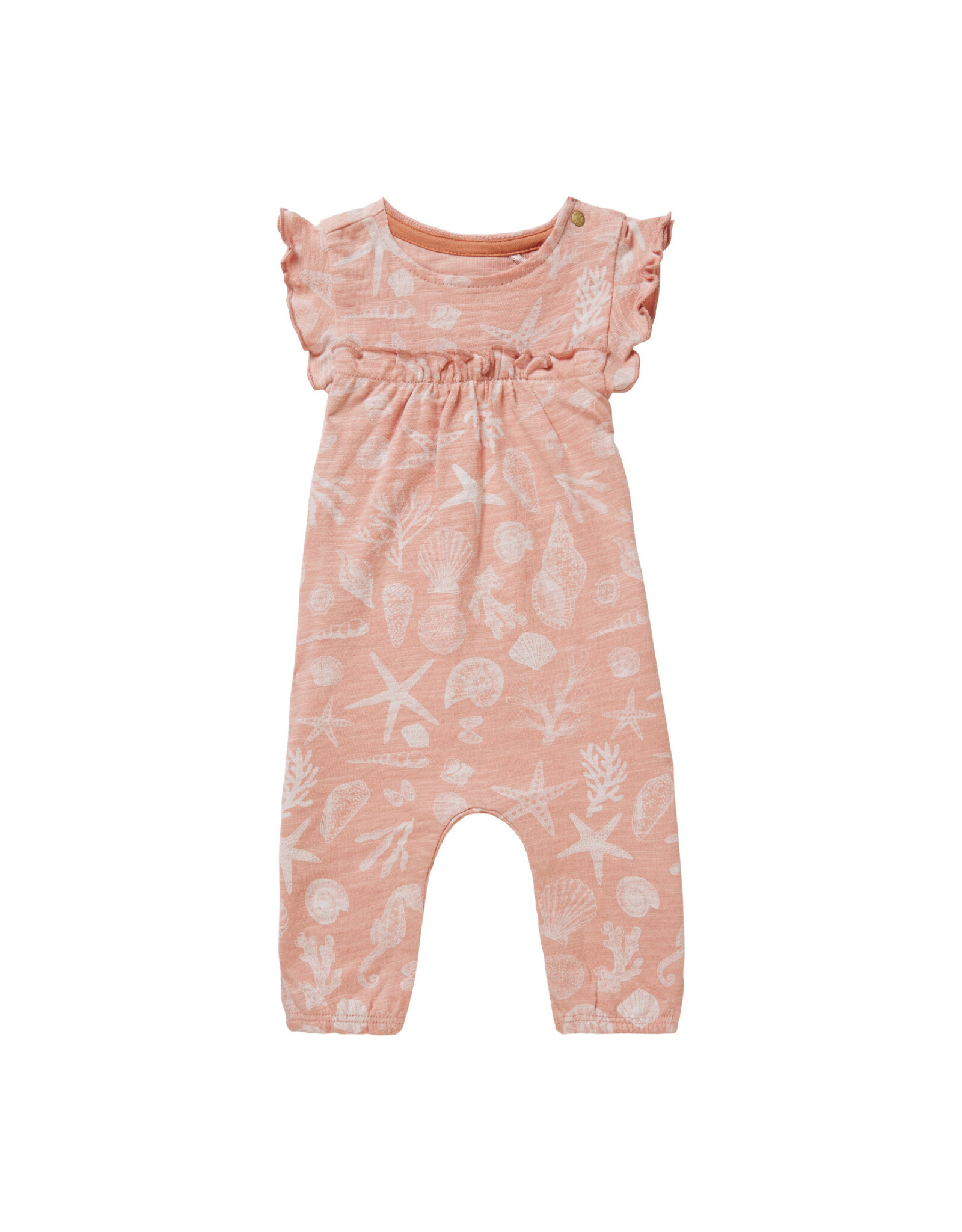 Noppies Girls Jumpsuit Cedar sleeveless allover print Peach Beige