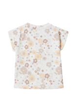 Noppies Girls Tee Camas short sleeve allover print Whitecap Gray