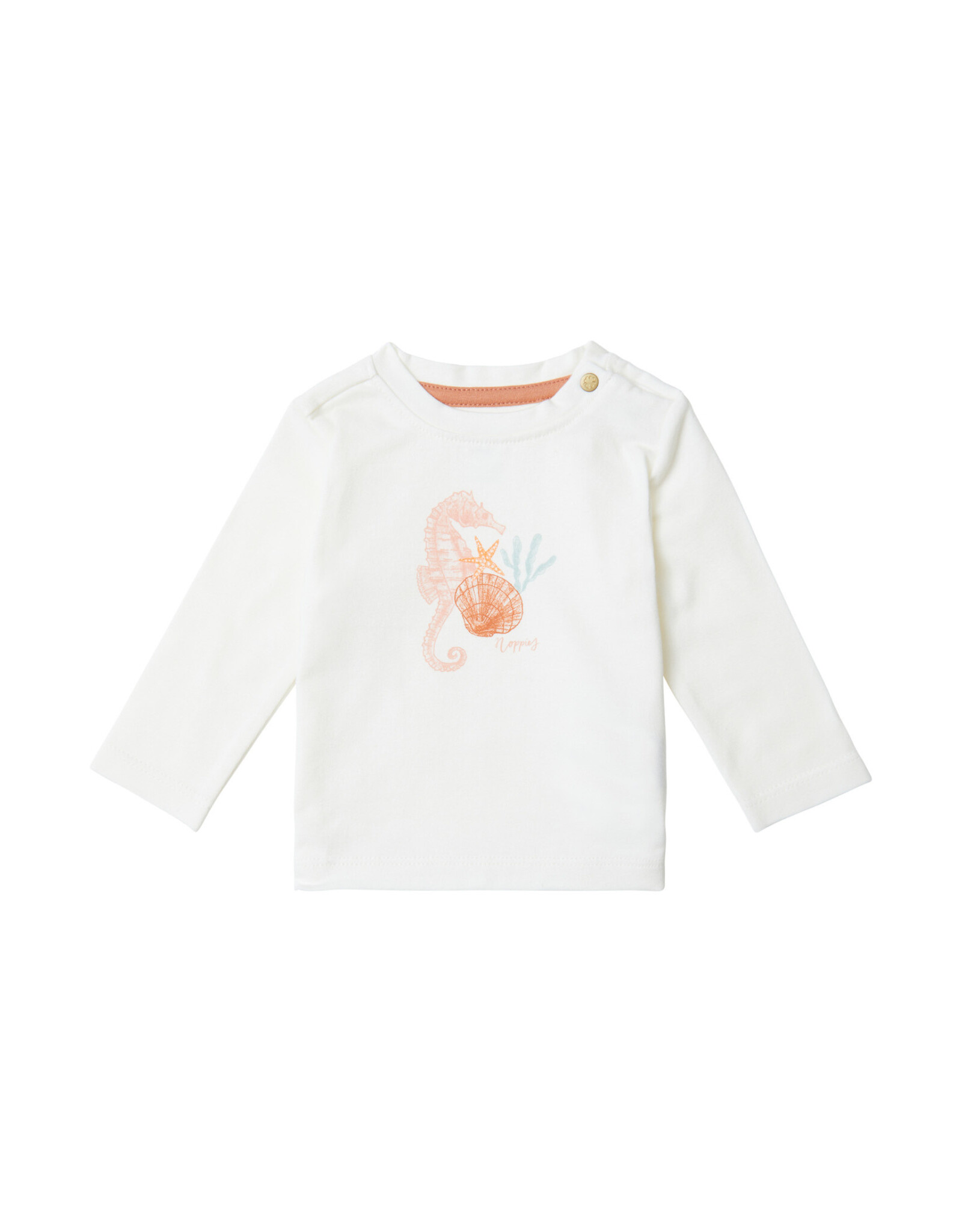 Noppies Girls Tee Caroline long sleeve Whisper White