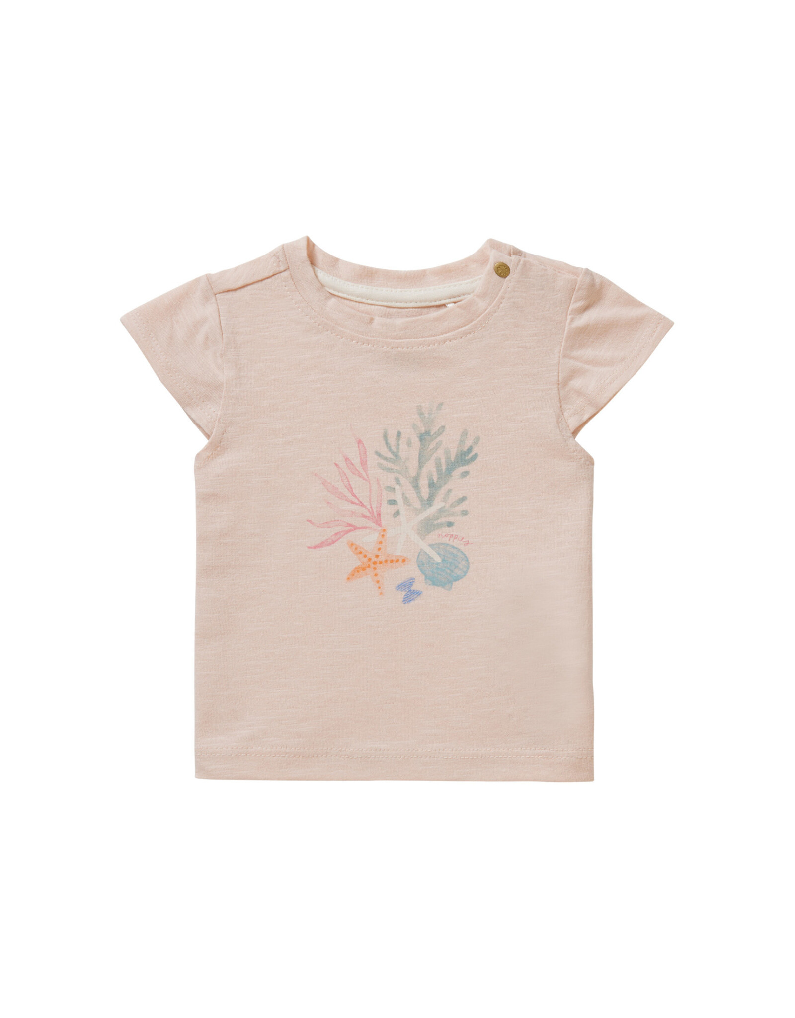 Noppies Girls Tee Cayuga short sleeve Peach Blush