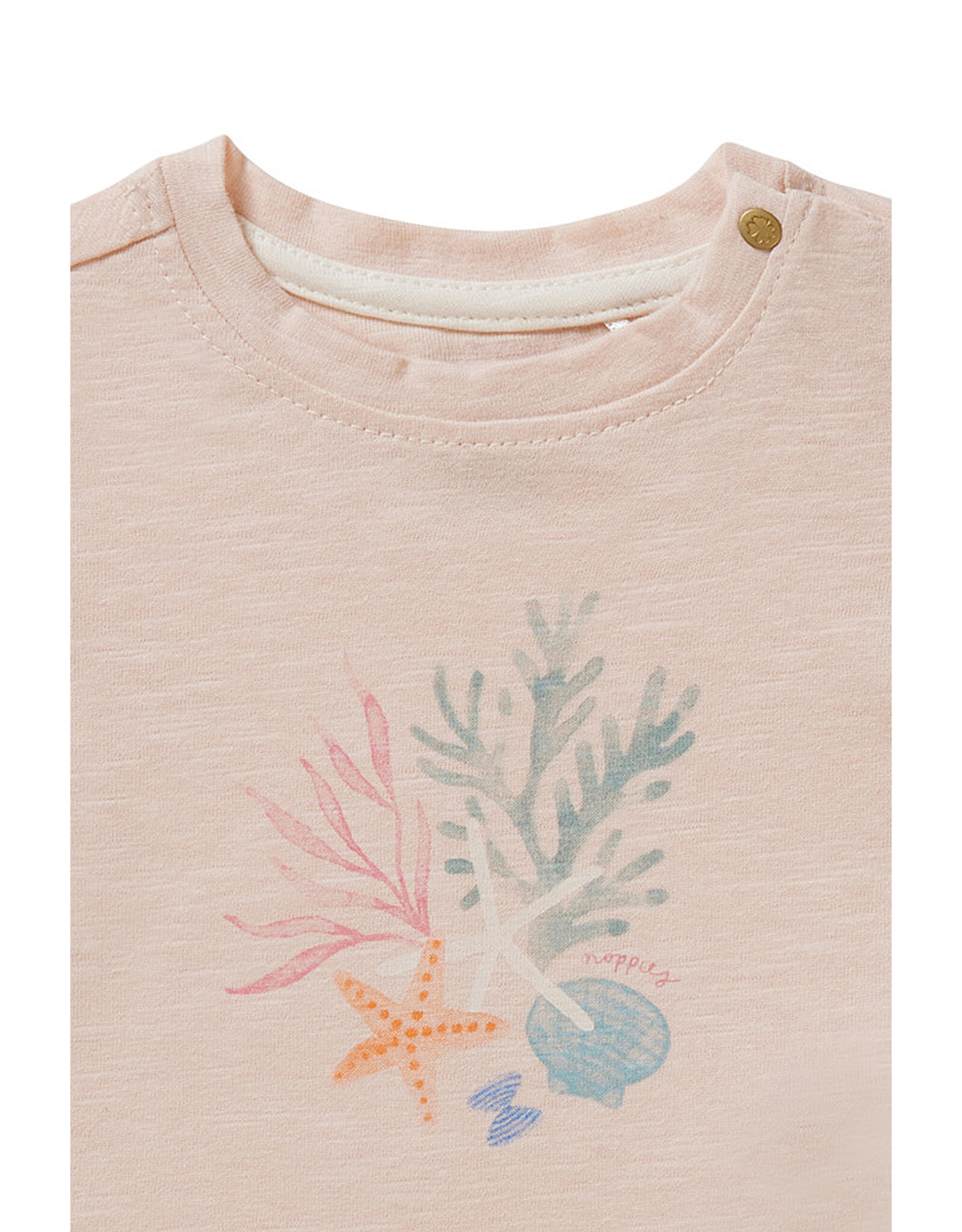 Noppies Girls Tee Cayuga short sleeve Peach Blush