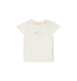 Noppies Girls Tee Cottonwood short sleeve Whitecap Gray