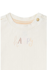 Noppies Girls Tee Cottonwood short sleeve Whitecap Gray