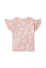 Noppies Girls Tee Covina short sleeve allover print Peach Beige