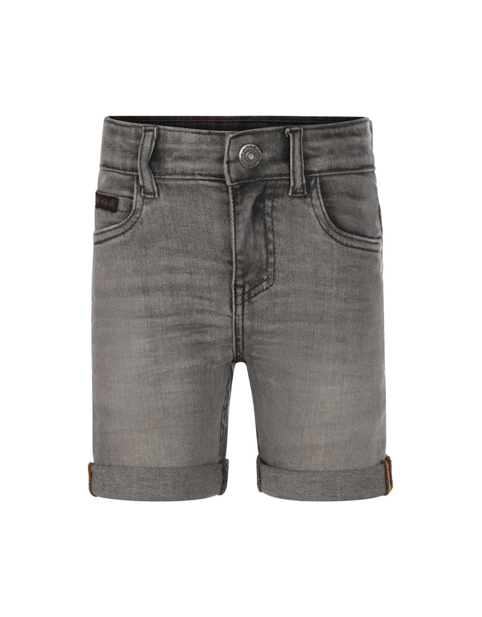 Koko Noko Jeans shorts turn-up loose fit Grey jeans Z24
