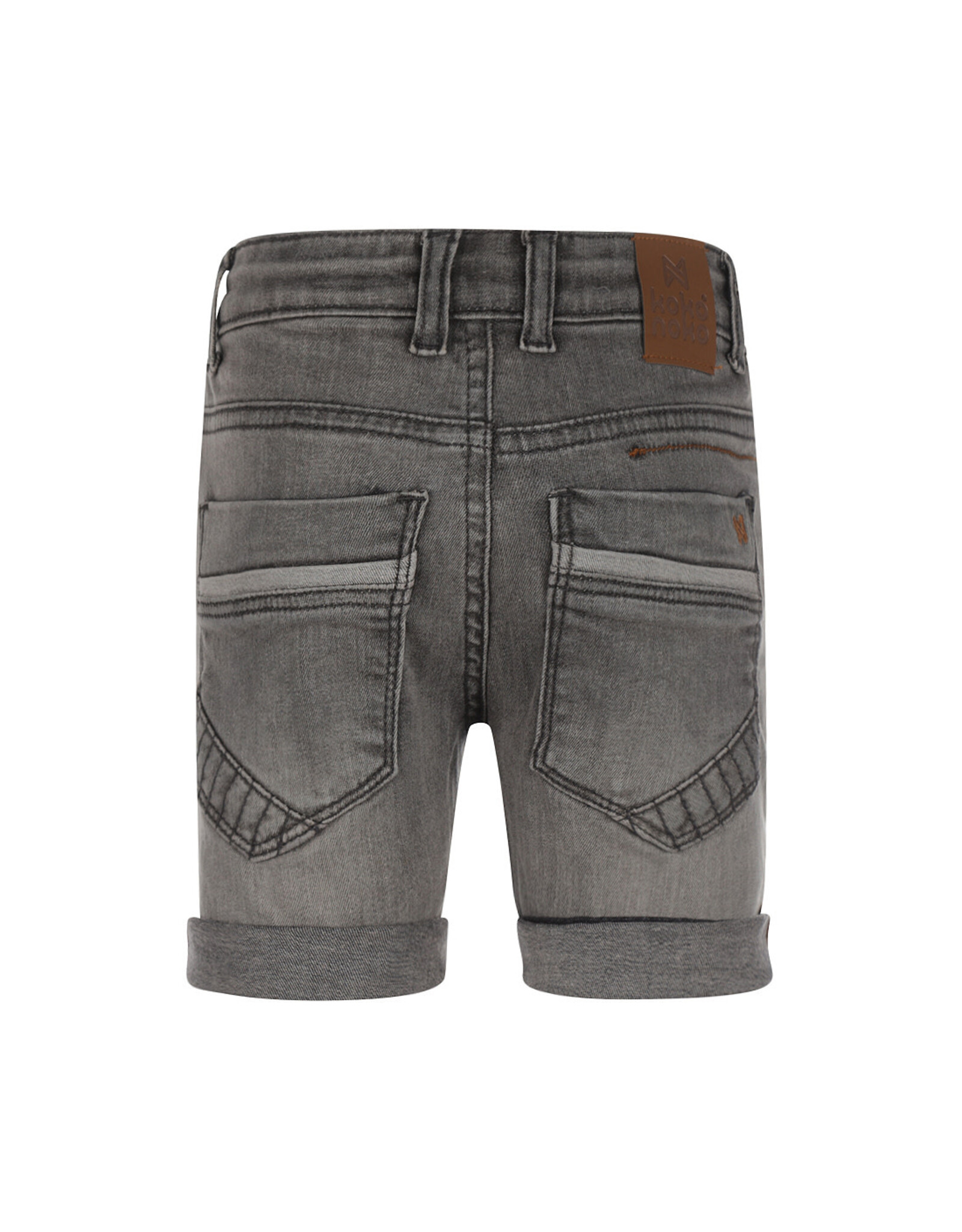 Koko Noko Jeans shorts turn-up loose fit Grey jeans Z24