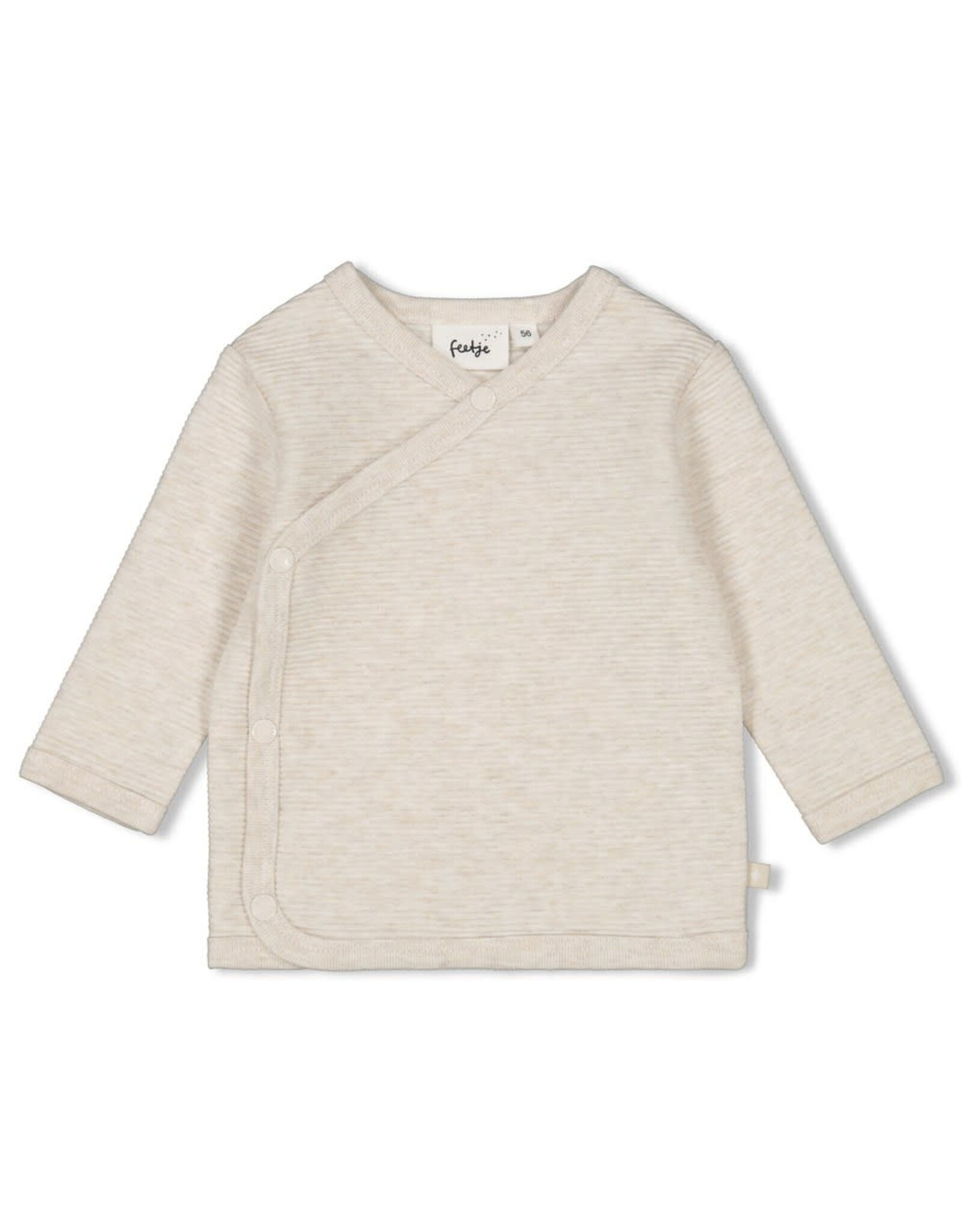 Feetje Overslagshirt - Little Duck Offwhite melange