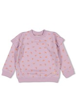 Jubel Sweater AOP - Sunny Side Up Lila