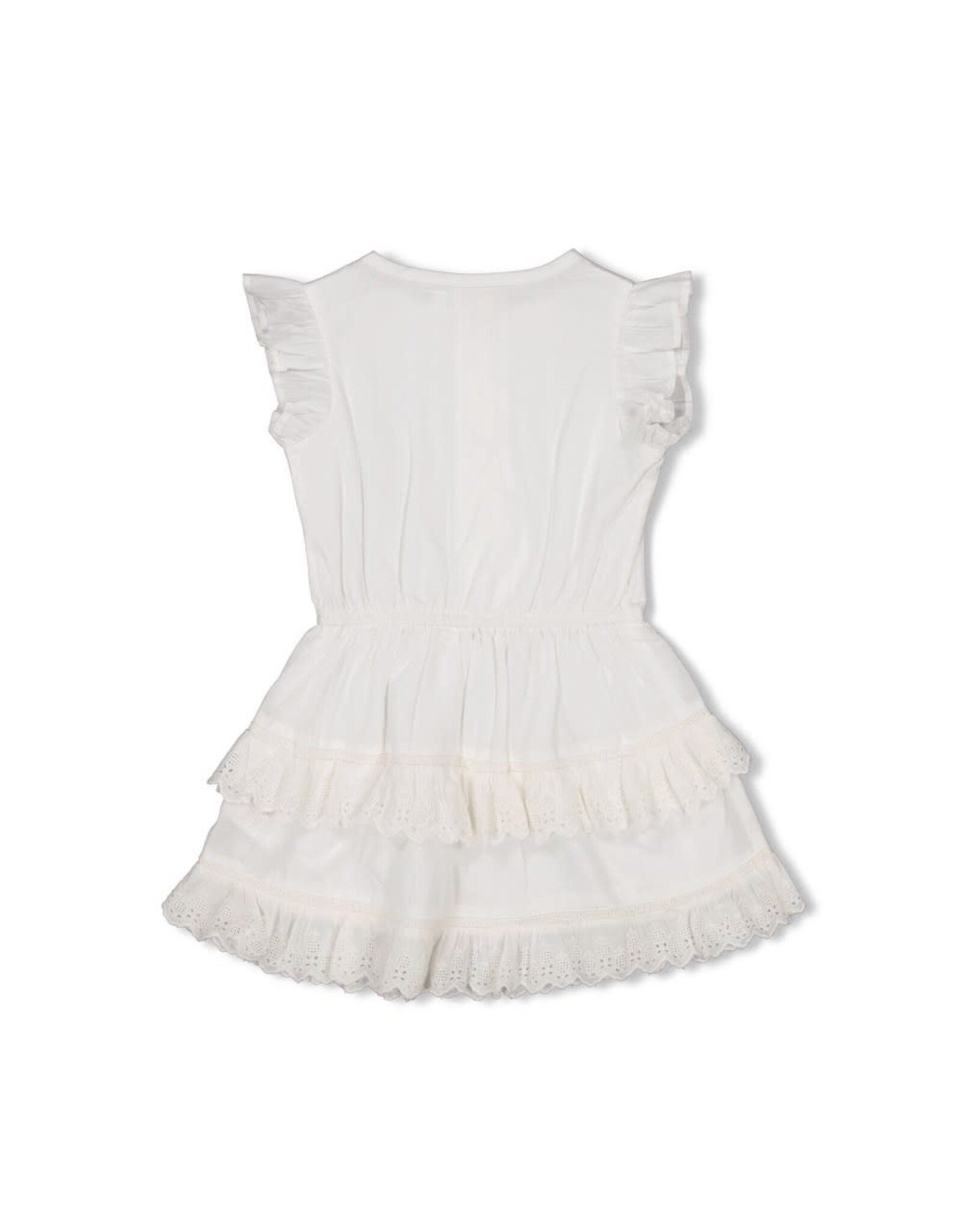 Jubel Jurk broderie anglaise - Berry Nice Wit