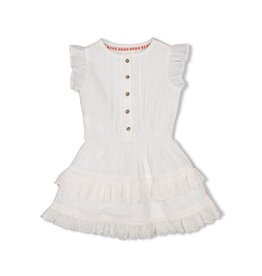 Jubel Jurk broderie anglaise - Berry Nice Wit