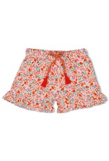 Jubel Short AOP ruches - Berry Nice Rood