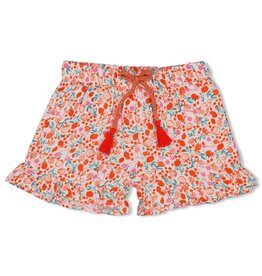 Jubel Short AOP ruches - Berry Nice Rood