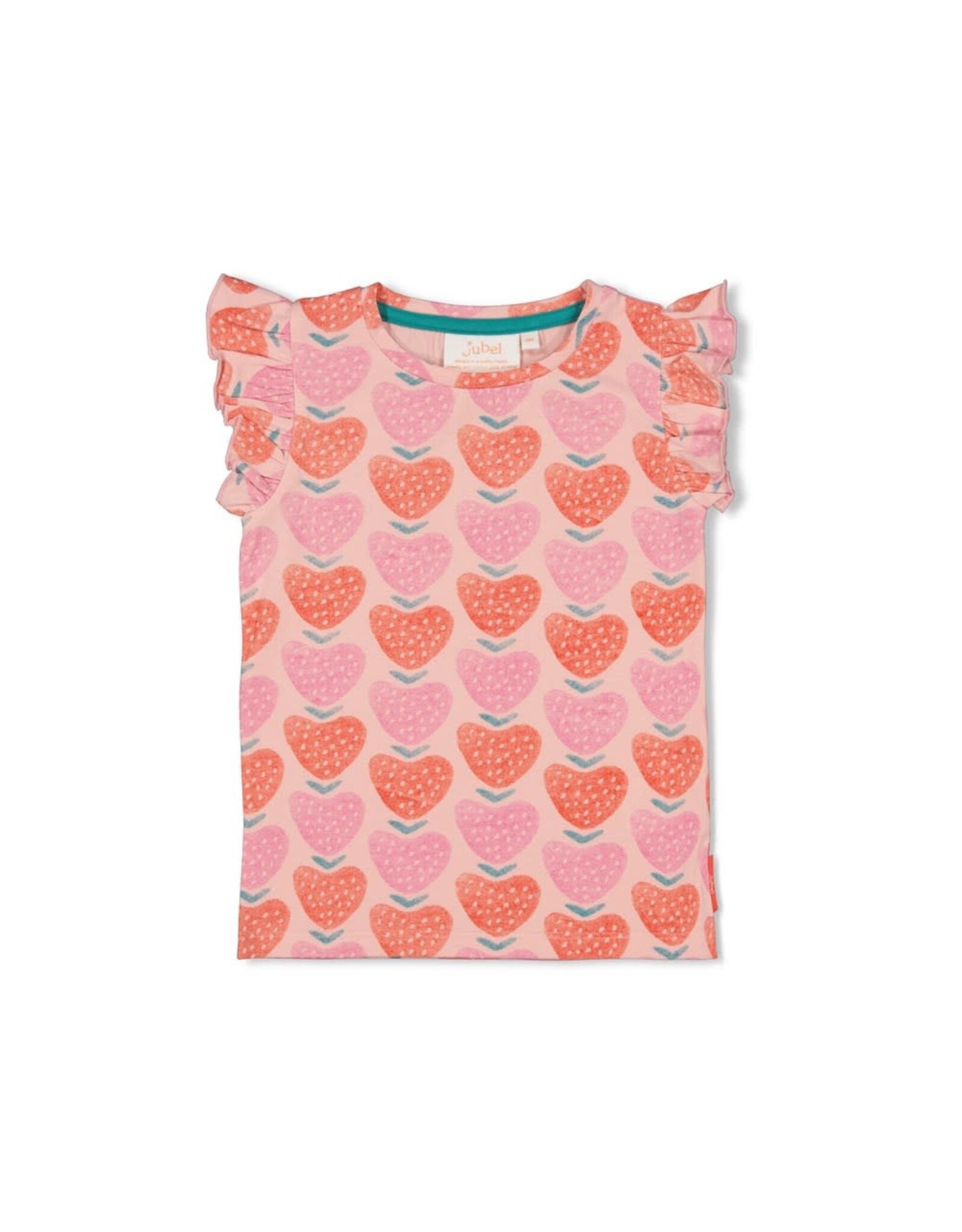Jubel T-shirt AOP - Berry Nice l.Roze