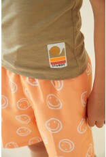 Sturdy Zwemshort AOP - Checkmate Neon Oranje