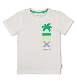 Sturdy T-shirt - Gone Surfing Offwhite