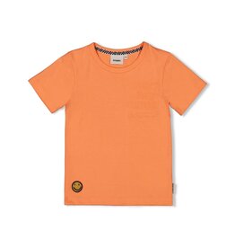 Sturdy T-shirt - Checkmate Neon Oranje