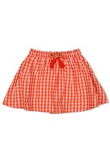 Jubel Geruite rok - Berry Nice Rood