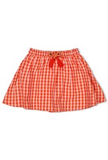 Jubel Geruite rok - Berry Nice Rood