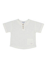 Mayoral S/s combined linen shirt  White  Z24 mini